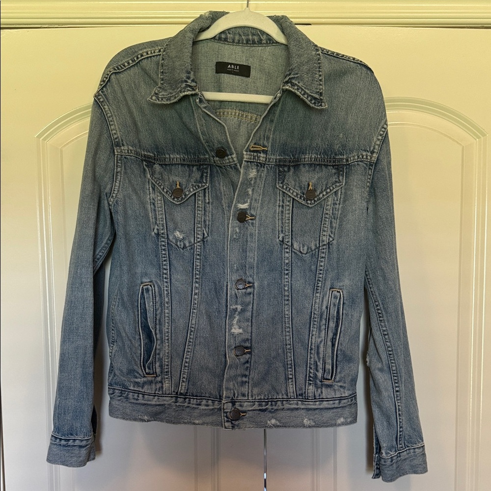 Able Women's Blue Denim Jacket